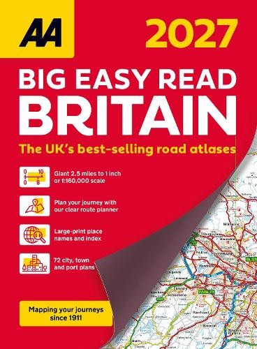 Big easy read atlas britain - aa,