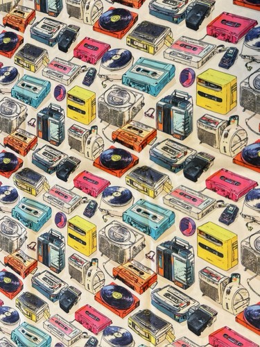 Retro vintage audio - audio, cassette