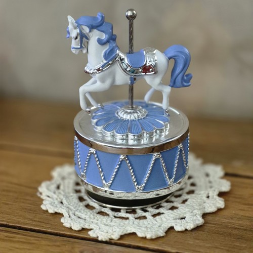 Carousel mini horse music box - mini,