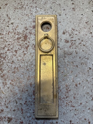 Verticle solid brass letter - brass,
