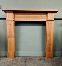 A Lovely Wooden  Fireplace Mantle Surround