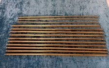 Vintage Brass Stair Rods X 13 Rods Mixed Sizes 