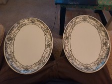 A Pair Of Oval Plates By Dunn