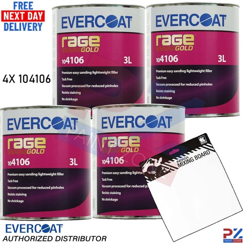 Evercoat 104106 rage gold - rage, 3l