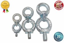 M6 M8 M10 M12 M14 M16 M18 - M24 LIFTING EYE BOLTS BOLT GALVANIC ZINC MALE METRIC