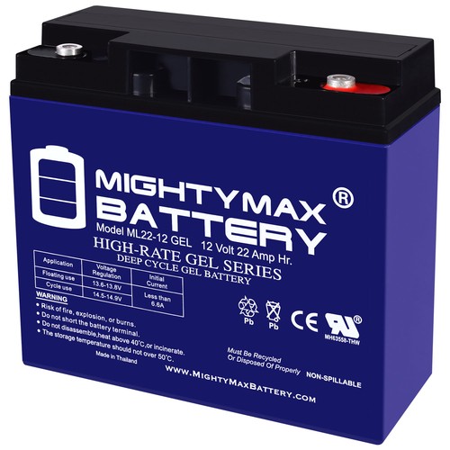 Mighty max 12v - mighty, gel