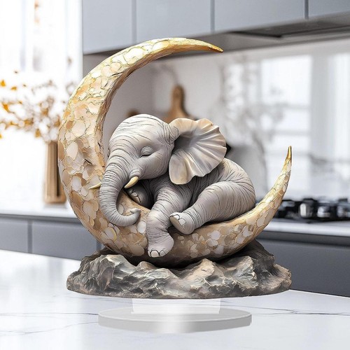 Ornament table elephant - ornament,