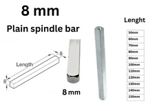 Door Handle Spindle Bar 8mm Plain Split Square Rod Doors Windows UPVC 50-150mm