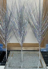 Artificial Set Of 3 Sprays Bloomers Shooters Silver Grass Sprays Romany Bling