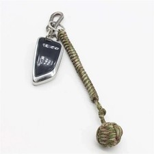 1 pcs Monkey Fist Paracord Self Defense Military Keychain Steel Ball Survival *