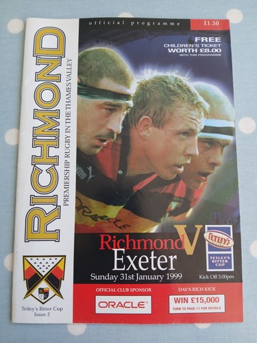 Richmond exeter 1998 - exeter, 1998/99