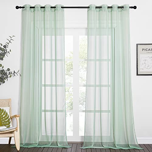 Sheer curtains inch long 2 - inch,