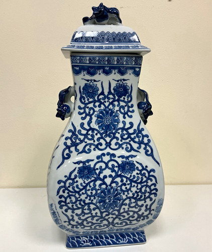Large chinese blue - chinese, white