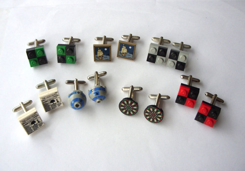 Lego novelty cufflinks lob lot - lego,