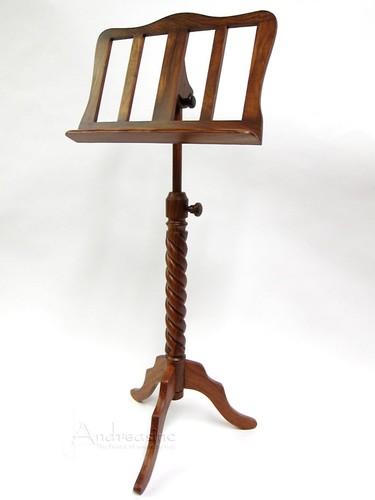 Music stand spiral solid - music, wood