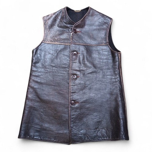 1940 dated raf leather jerkin - raf,