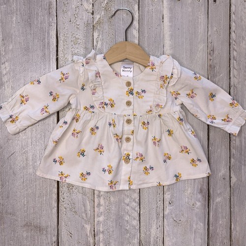Baby floral shirt dress - floral,