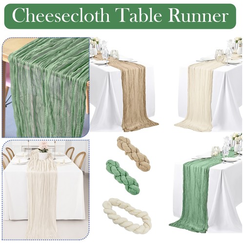 10x table runner cheesecloth - 1-10x,