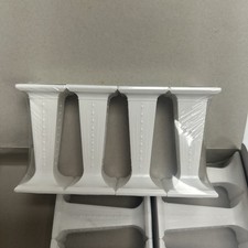 WEDDING CAKE PILLAR  SET WHITE
