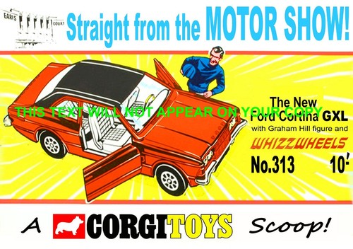 Corgi toys ford cortina - toys,