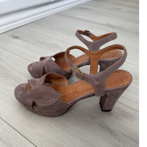 Chie mihara mauve suede - chie,