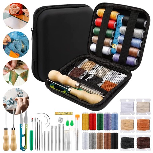 Leather sewing kit - leather, hand