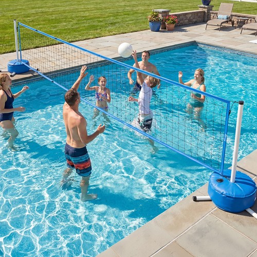 Pool volleyball net - volleyball,