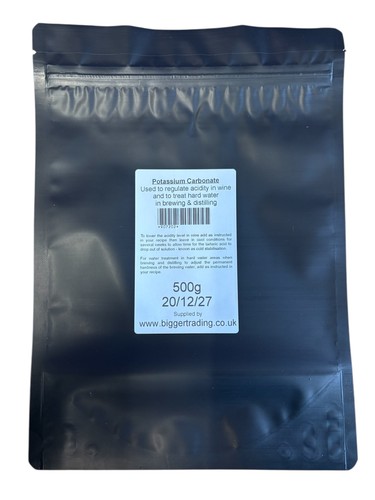 Potassium carbonate 500g - potassium,