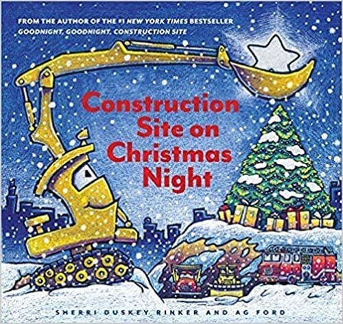 Construction site christmas - on,