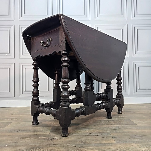 Antique drop leaf - drop, table