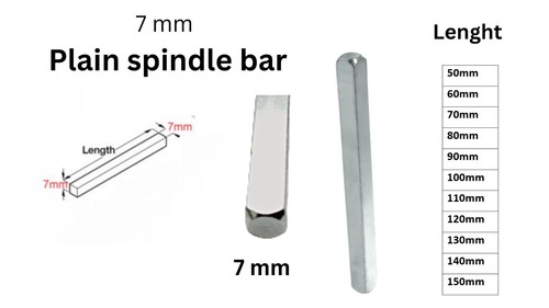 Door handle spindle bar - handle,