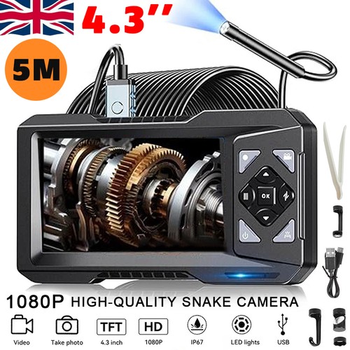 5m industrial endoscope - 4.3'',