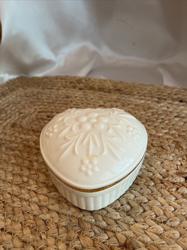 Heart dish lid gold - , w/lid