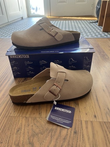 Birkenstock boston clogs suede - birkenstock,
