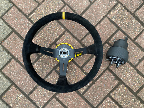 Sabelt 350mm steering wheel - sabelt,