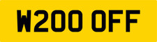 WOOF K9 CAR NUMBER PLATE W200