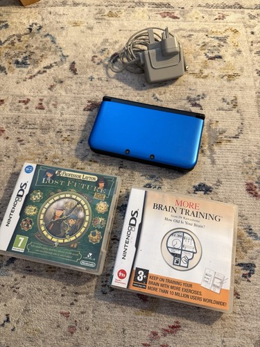 Nintendo 3ds blue with - nintendo, xl