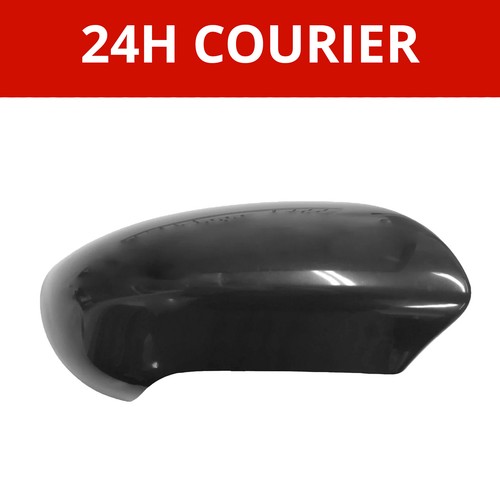 Black wing door mirror cover - black,