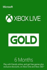 6 MONTHS XBOX LIVE GOLD (GAME