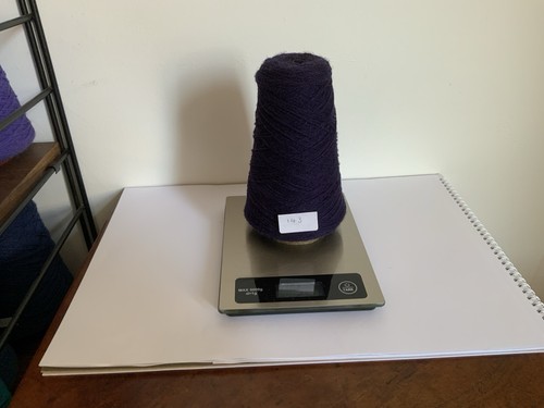 Dark purple ply shetland - 4,