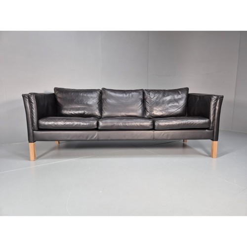 Vintage seater sofa black - vintage,