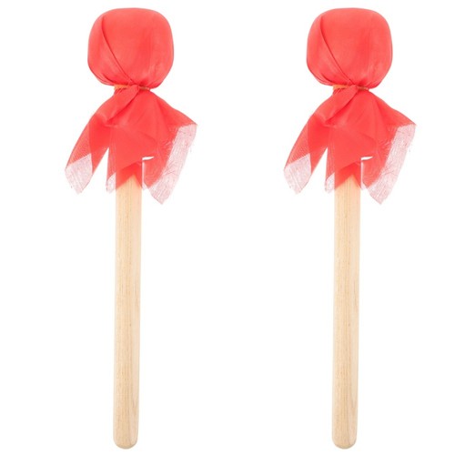2pcs reusable wooden handle - 2pcs,