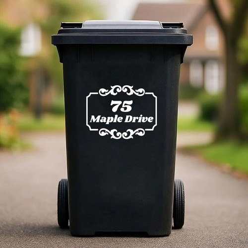 Custom bin stickers - custom, |