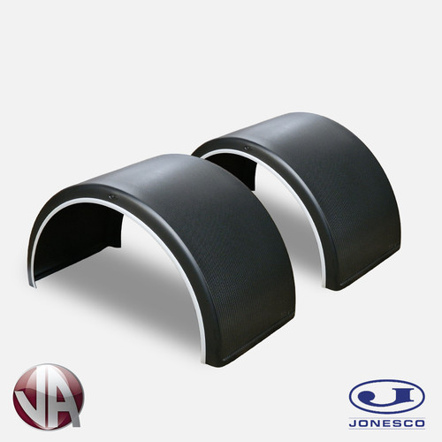 Twin wheel mudguards wings - mudguards, 19"