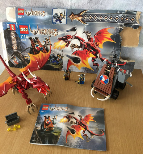 Lego 7017 viking - viking, catapult