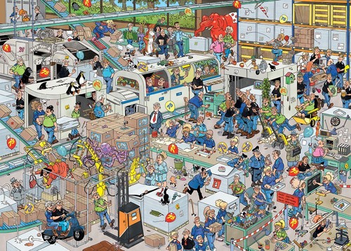 Jan van haasteren - haasteren, puzzle