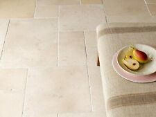 Tumbled Jerusalem Ivory (Avalon) Limestone Floor Tiles Flagstones Paving Slabs