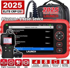 2025 Launch CRP129X Professional OBD2 Diagnostic Tool Scanner Fault Reader CRP123X
