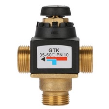Thermostatic Valve DN20 Brass Cold/Hot Water Mixer Valve Mixing Valve 35-60℃