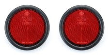 Pair of HELLA 95mm Round Red
